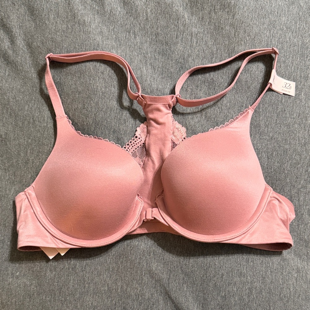 Victoria's Secret Pink Lace Bra 32B